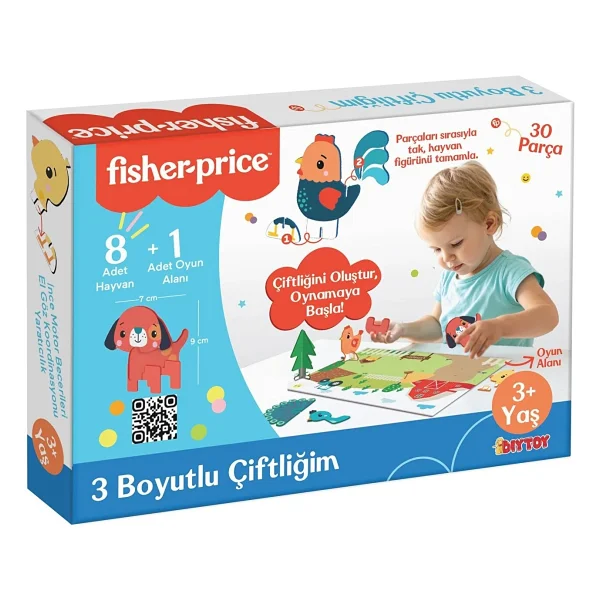 Fisher-Price Fisher Price 3 Boyutlu Çiftliğim - Görsel 2