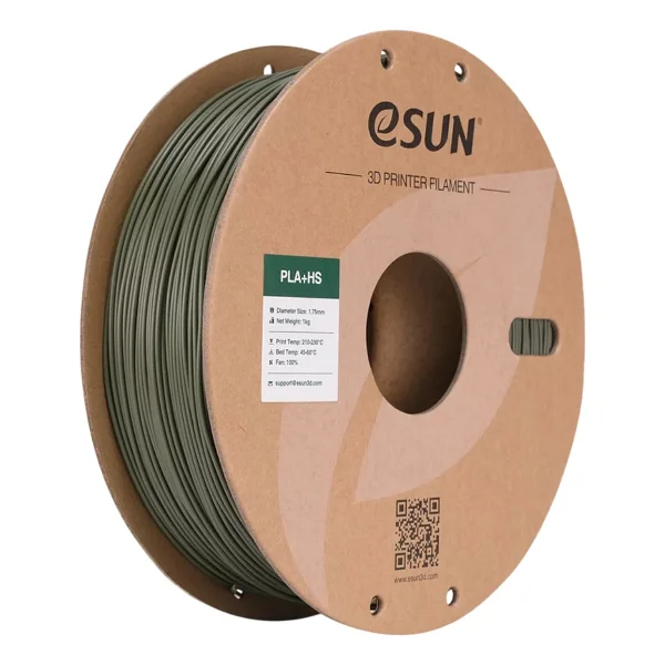 eSUN PLA Plus HS 1.75 mm 1 kg Zeytin Yeşili Filament - Görsel 2