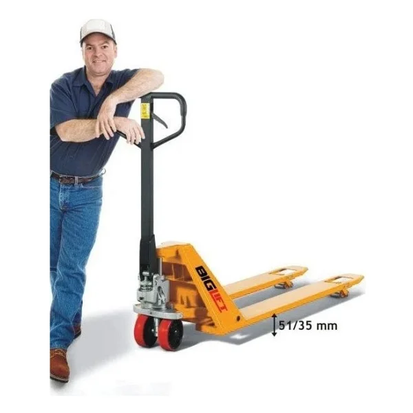 Biglift Acsuperlow Alçak Şase Transpalet 1000 Kg. - Görsel 2