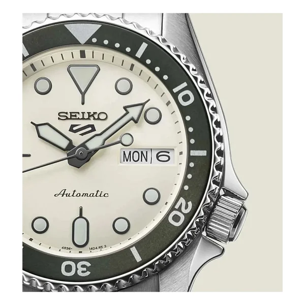 Seiko 5 Sports SKX SRPK31 Krem Erkek Kol Saati - Görsel 7