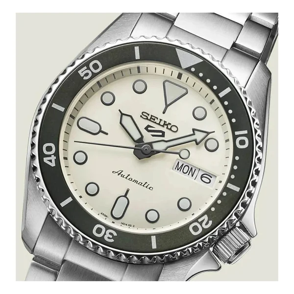 Seiko 5 Sports SKX SRPK31 Krem Erkek Kol Saati - Görsel 8