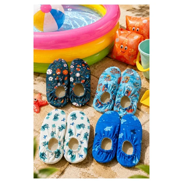 Muggo BABY Kaymaz Tabanlı Unisex Bebek Çocuk Deniz Ayakkabısı ve Havuz Patiği - Görsel 3