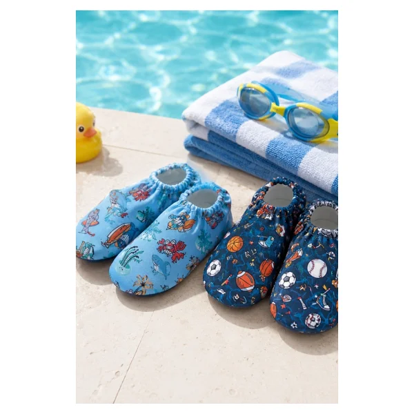 Muggo BABY Kaymaz Tabanlı Unisex Bebek Çocuk Deniz Ayakkabısı ve Havuz Patiği - Görsel 5