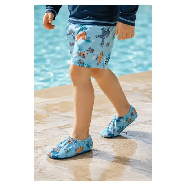 Muggo BABY Kaymaz Tabanlı Unisex Bebek Çocuk Deniz Ayakkabısı ve Havuz Patiği - Görsel 8