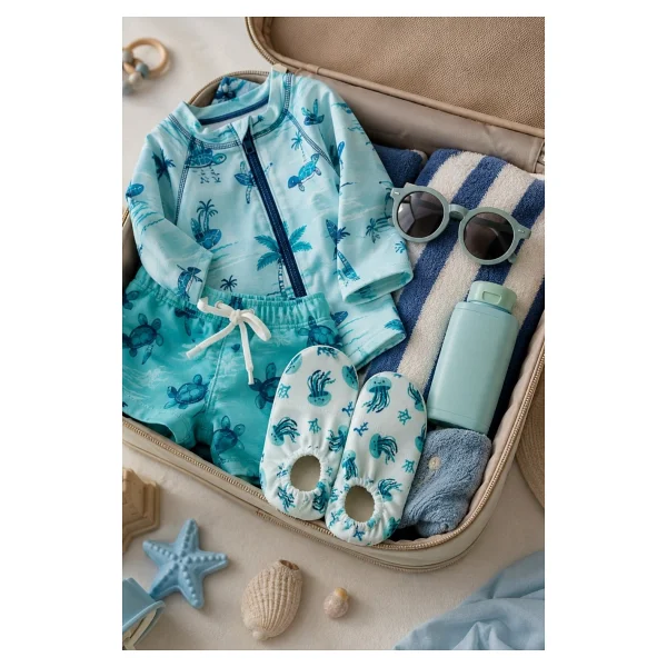 Muggo BABY Kaymaz Tabanlı Unisex Bebek Çocuk Deniz Ayakkabısı ve Havuz Patiği - Görsel 9