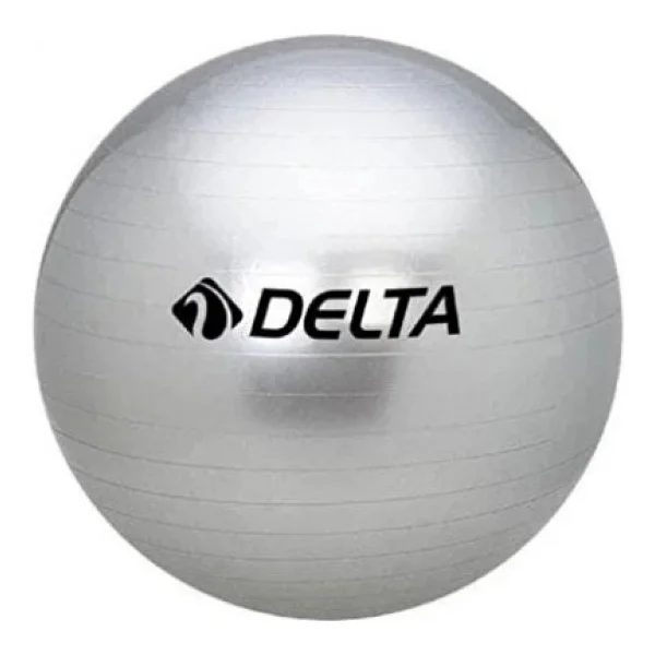 Delta 65 cm Dura-Strong Deluxe Gümüş Pilates Topu (Pompasız) - Görsel 3