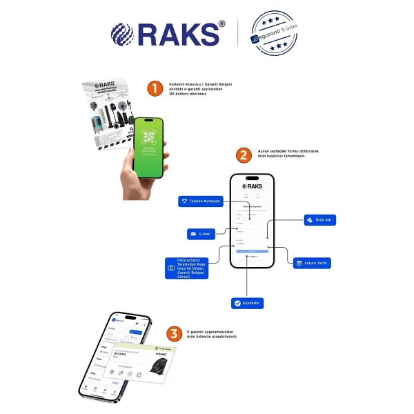 Raks WFR30 Mist Sanayi Tipi Buharlı Uzaktan Kumandalı Duvar Vantilatörü - Görsel 2