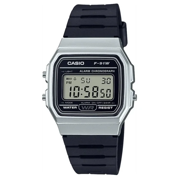 Casio Standart F-91WM-7ADF Siyah-Gri Erkek Kol Saati - Görsel 5