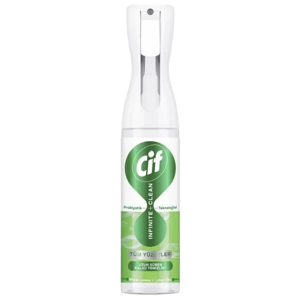Cif Infinite Clean Probiyotikli Misket Limonu ve Limon Otu Yüzey Temizleyici 280 ml - Görsel 10
