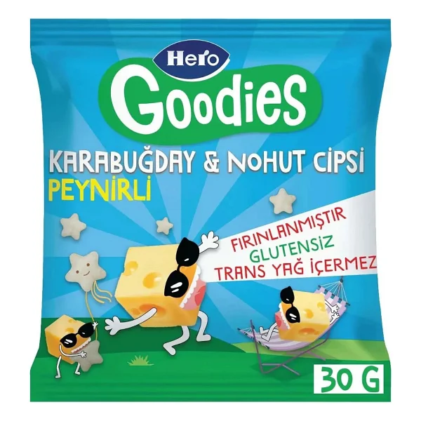 Hero Goodies Peynirli Karabuğday Nohut Cipsi 30 gr - Görsel 2