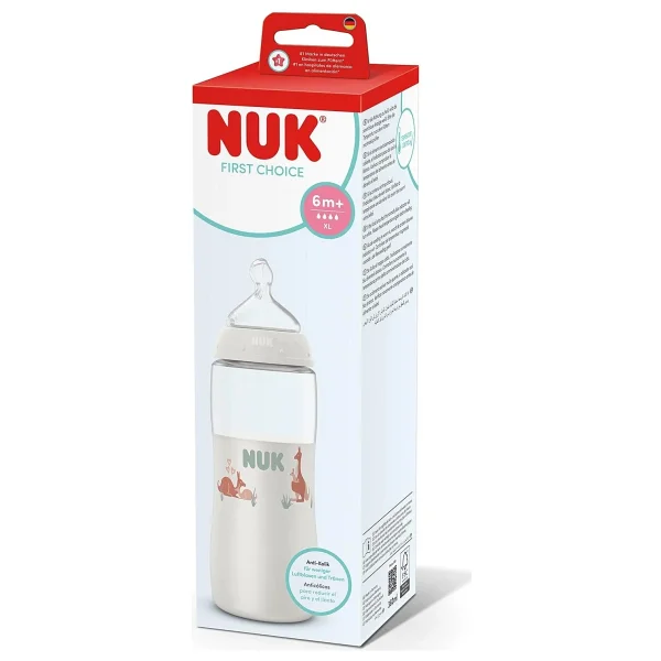 NUK First Choice PP Biberon, 360 ml, Beyaz,Unisex - Görsel 2