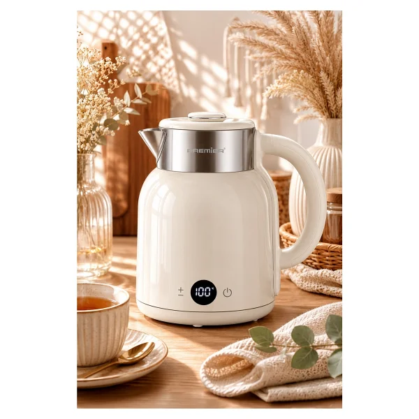 Premier PRK 2516E 1.5 lt Krem 2200 W Kettle - Görsel 9