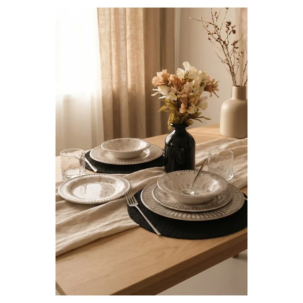 Keramika Deep Moon Brown 22880-88 6 Parça 2 Kişilik Yemek Takımı - Görsel 2