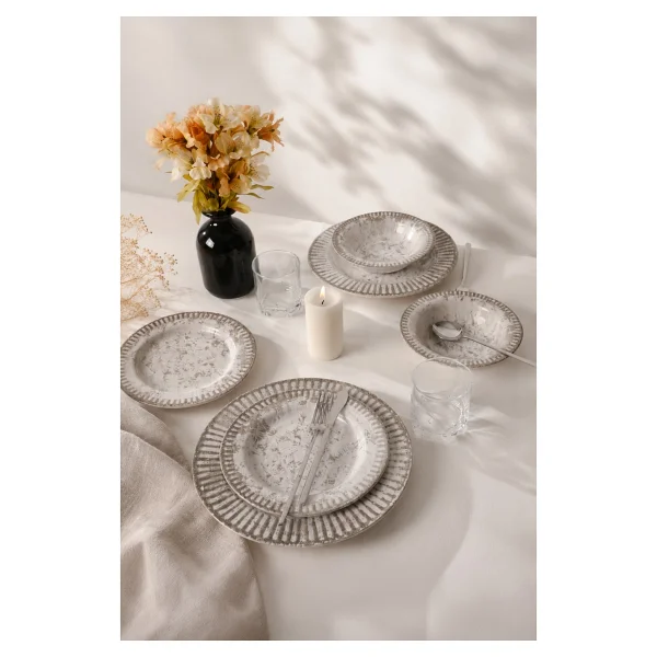 Keramika Deep Moon Brown 22880-88 6 Parça 2 Kişilik Yemek Takımı - Görsel 4