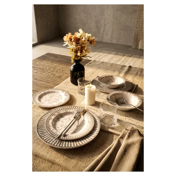 Keramika Deep Moon Brown 22880-88 6 Parça 2 Kişilik Yemek Takımı - Görsel 5