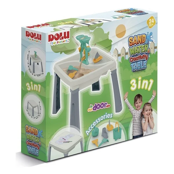 Dolu 2677 Yeşil Su Kum Yaratıcılık Masası - Görsel 8