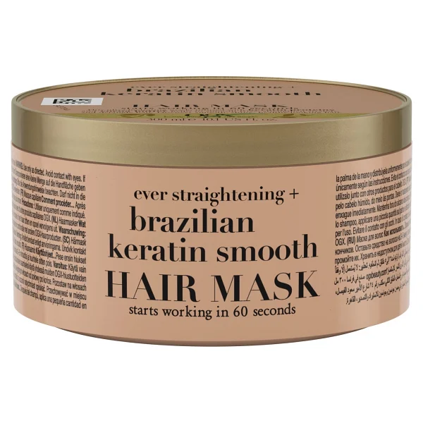 Ogx Brazilian Keratin Smooth 300 ml Saç Maskesi - Görsel 3