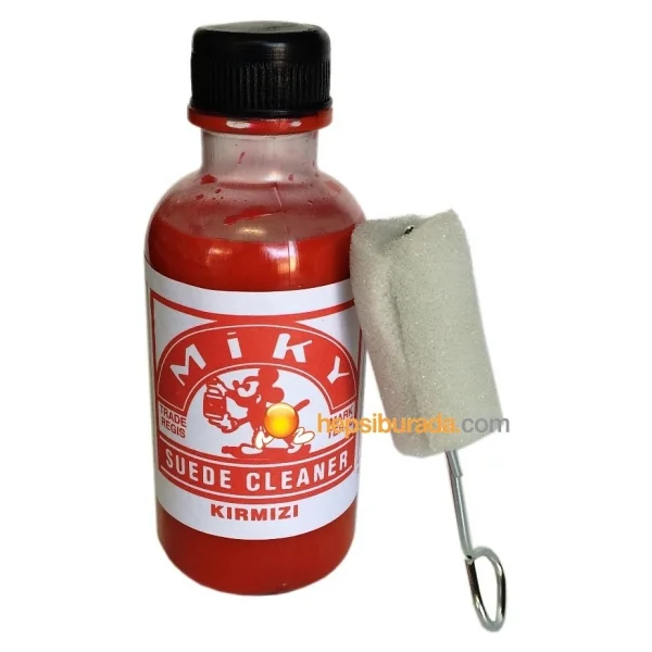 MİKY Süet Likit Bordo Ayakkabı Boyası 100ml - Görsel 5
