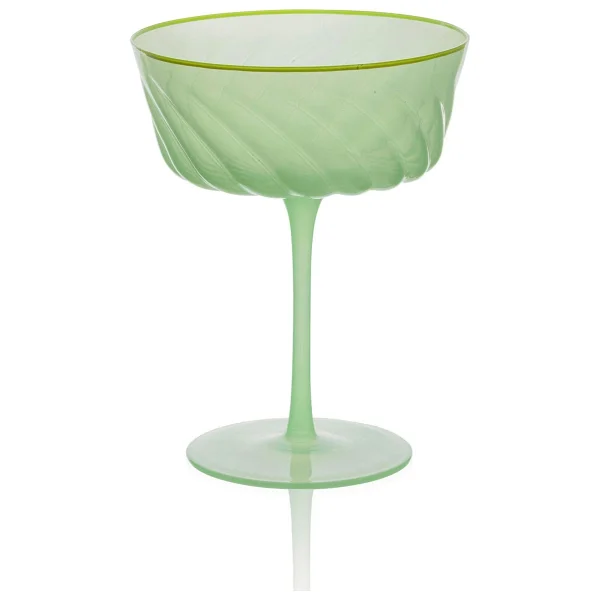 The Mia 15x11x8 cm Yeşil Martini Kadehi - Görsel 5
