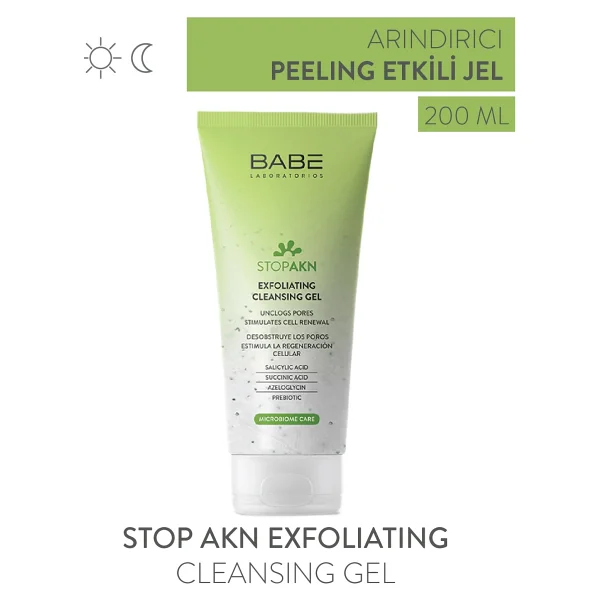 Babe Stop AKN Peeling Etkili 200 ml Yüz Temizleme Jeli - Görsel 5