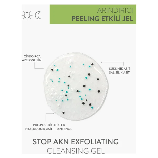 Babe Stop AKN Peeling Etkili 200 ml Yüz Temizleme Jeli - Görsel 7