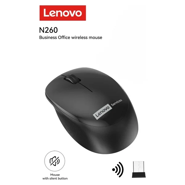 Lenovo N260 Optik Kablosuz Mouse - Görsel 6