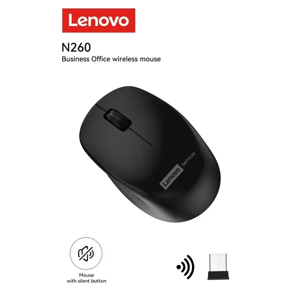 Lenovo N260 Optik Kablosuz Mouse - Görsel 2
