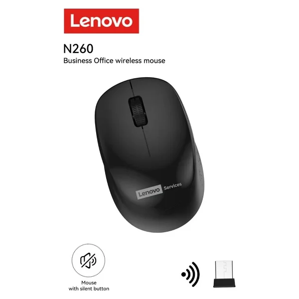 Lenovo N260 Optik Kablosuz Mouse - Görsel 3