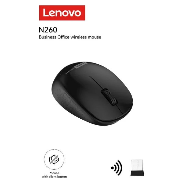 Lenovo N260 Optik Kablosuz Mouse - Görsel 4