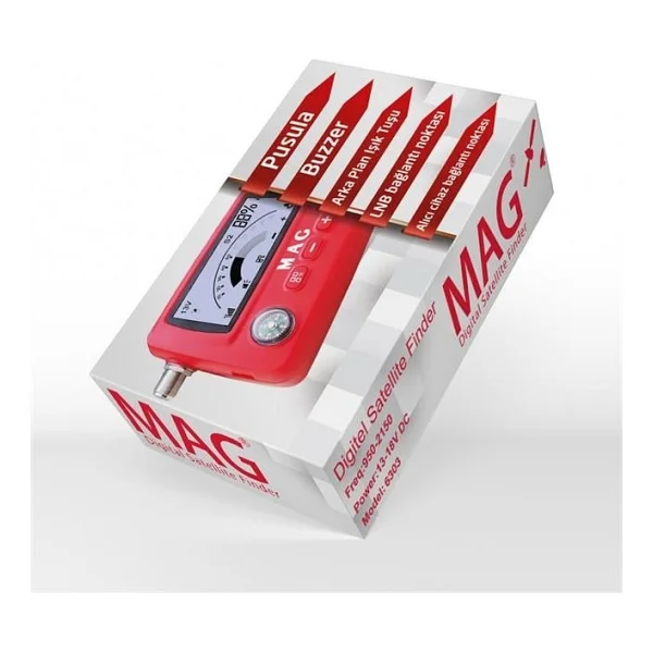 Mag MG-6303 LCD Ekranlı Dijital Uydu Yön Bulucu - Görsel 2