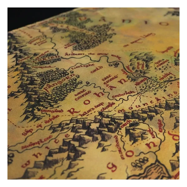 Exvega Lord Of The Rings Middle Earth Map XXL Mouse Pad - Görsel 4