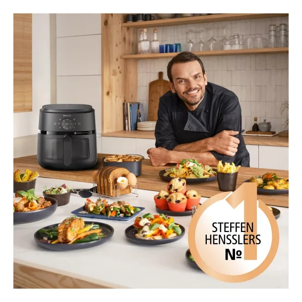Philips Airfryer 2000 Serisi NA230/00 6.2 lt Yağsız Fritöz - Görsel 2