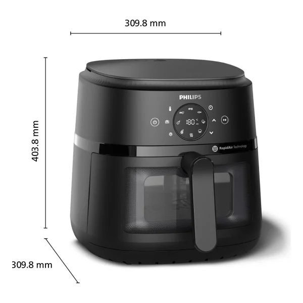 Philips Airfryer 2000 Serisi NA230/00 6.2 lt Yağsız Fritöz - Görsel 3
