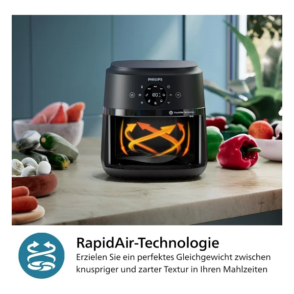 Philips Airfryer 2000 Serisi NA230/00 6.2 lt Yağsız Fritöz - Görsel 5
