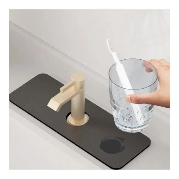 Su Emici Sihirli Lavabo Kenar Matı 38X13CM - Çok Renkli - 38 x 13 cm - Görsel 6