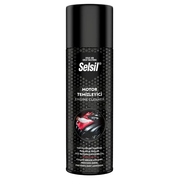 Selsil Oto - Araç Motor Temizleyici - Parlatıcı - Toz Yapışma Engelleyici Sprey 500ML - Çok Renkli - Görsel 2