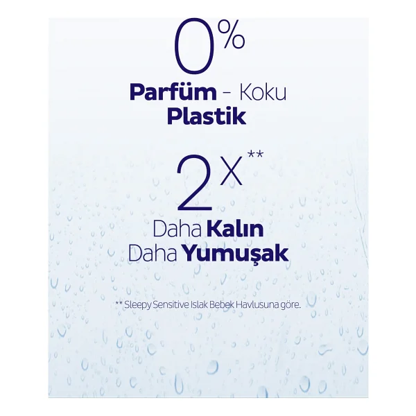 Sleepy AquaCare H2O Yenidoğan Islak Bebek Havlusu Seyahat Boy 12x20 (240 Yaprak) - Görsel 6