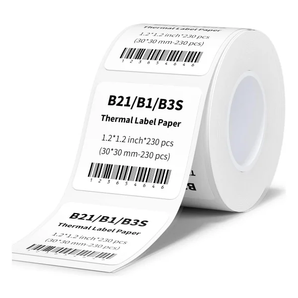 Niimbot T40X30MM 230 Adet Beyaz Etiket (B1,B21S,B3S) - Görsel 4