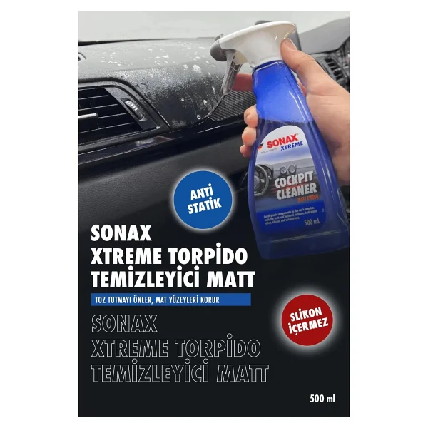 Sonax Xtreme 500 ml Mat Torpido Temizleyici - Görsel 3