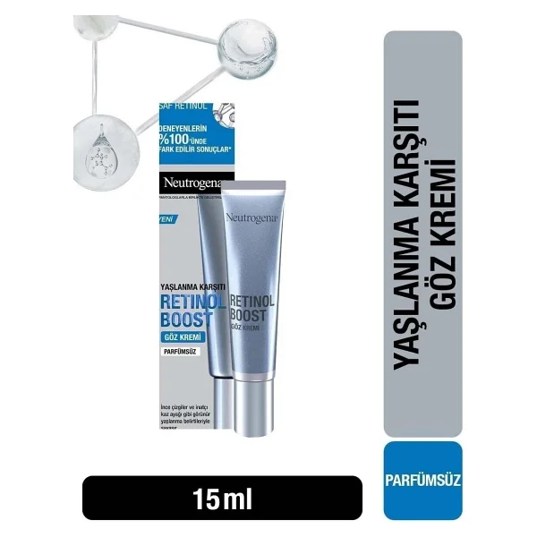 Neutrogena Retinol Boost Yaşlanma Karşıtı Göz Kremi 15 ml - Görsel 8