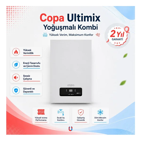 Copa Ultimix Premix 18/24 kW Tam Yoğuşmalı Kombi - Görsel 7