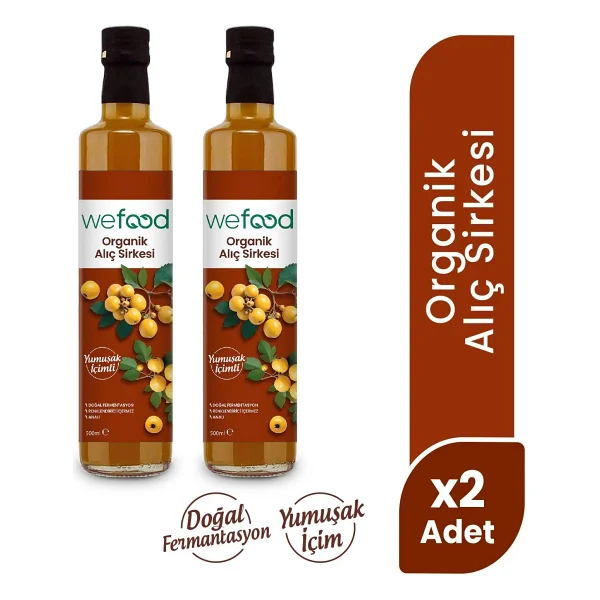 Wefood Organik Alıç Sirkesi 500 ml 2'li - Görsel 7