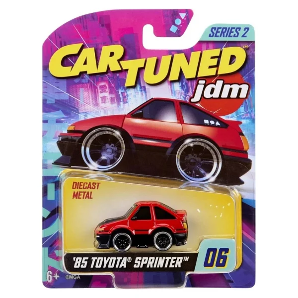 Cartuned Jdm Seri 2 1985-87 Sprinter Trueno Gt-Apex Ae86 - Siyah Kırmızı Araba - Görsel 9
