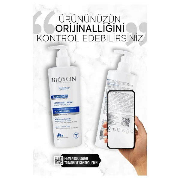Bioxcin Atopicare Atopiye Eğilimli Ciltler için Besleyici Krem 500 ml - Görsel 8