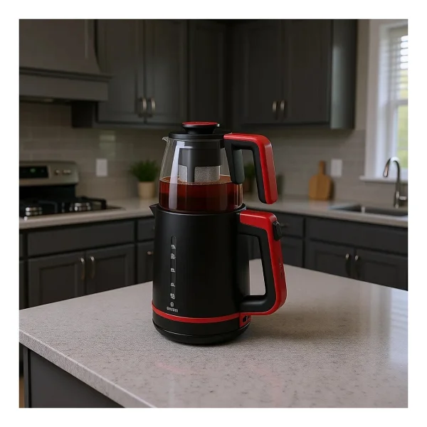 Emsan Maxi Tea XL 2in1 1700 W Cam Demlikli Çay Makinesi - Görsel 5