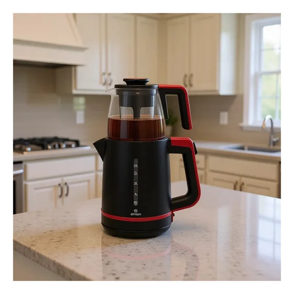 Emsan Maxi Tea XL 2in1 1700 W Cam Demlikli Çay Makinesi - Görsel 6