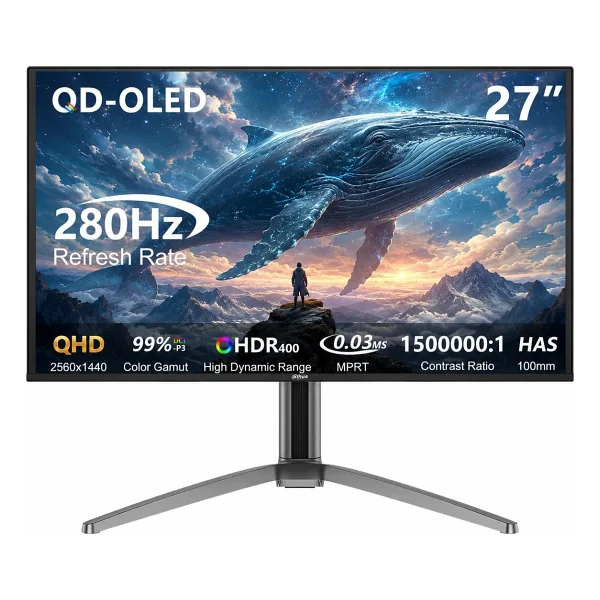 Dahua LM27-GO34A 26.5" 0.03 ms 2K Pivot 240 Hz OLED Oyuncu Monitörü - Görsel 6