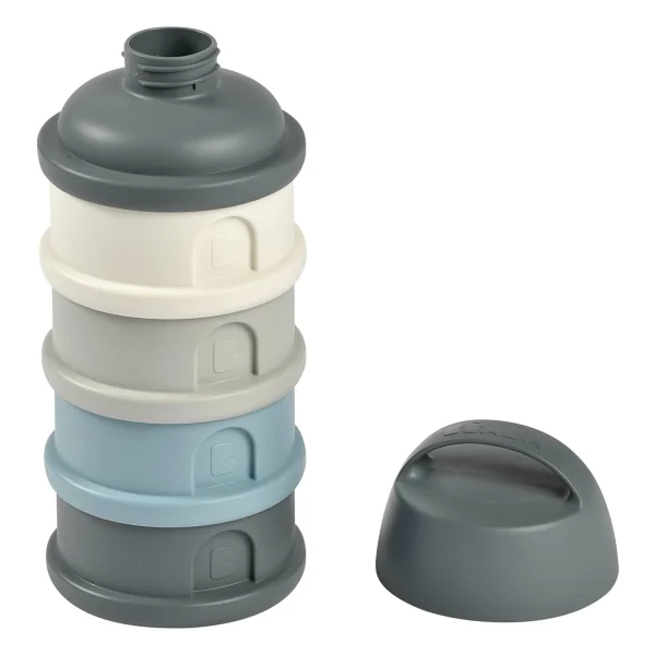 Beaba 4 Katmanlı Mineral Grey-Blue Süt Tozu Kutusu - Görsel 2