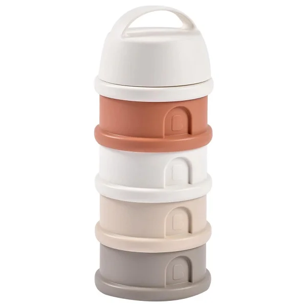 Beaba 4 Katmanlı Cotton White-Terracotta Süt Tozu Kutusu - Görsel 5