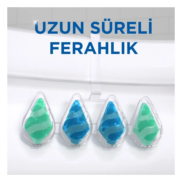 Mr. Muscle Klozet Blok Marine Active Clean 2'li Koku Giderici - Görsel 2